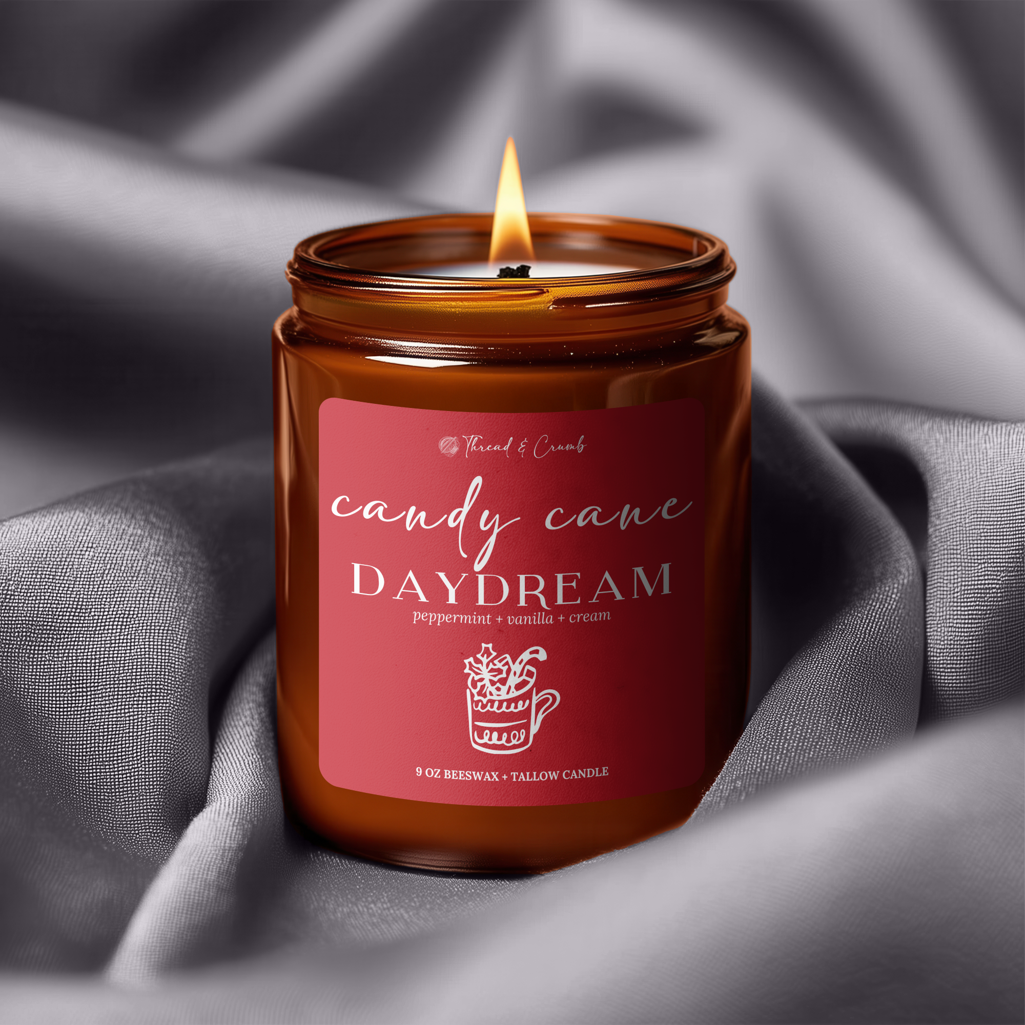 Candy Cane Daydream Candle — The Winter Edit