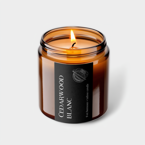 Cedarwood Blanc Candle — Wellness Collection