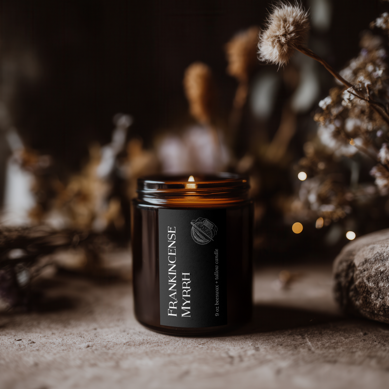 Frankincense Myrrh Candle — Wellness Collection