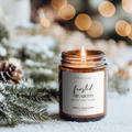 Frosted Hearth Candle – Core Collection