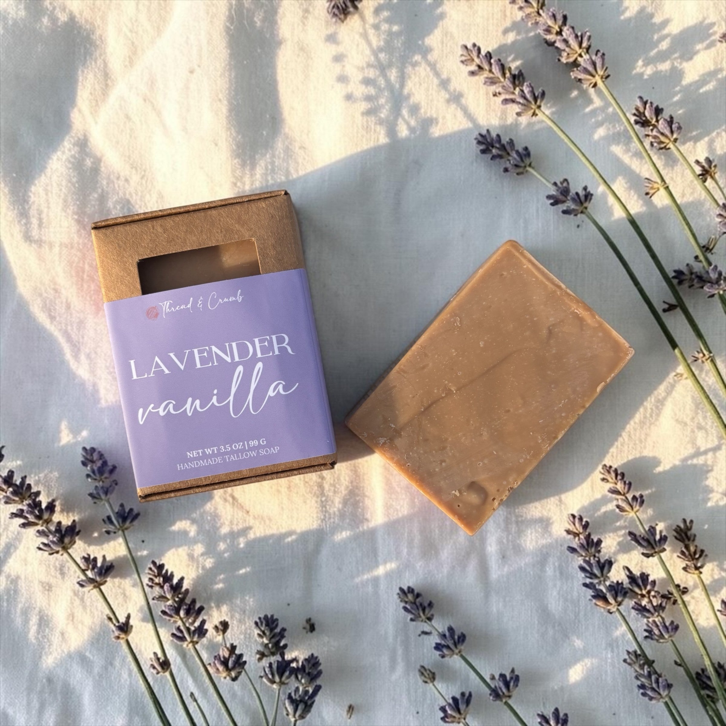 Lavender Vanilla | Handcrafted Tallow Soap