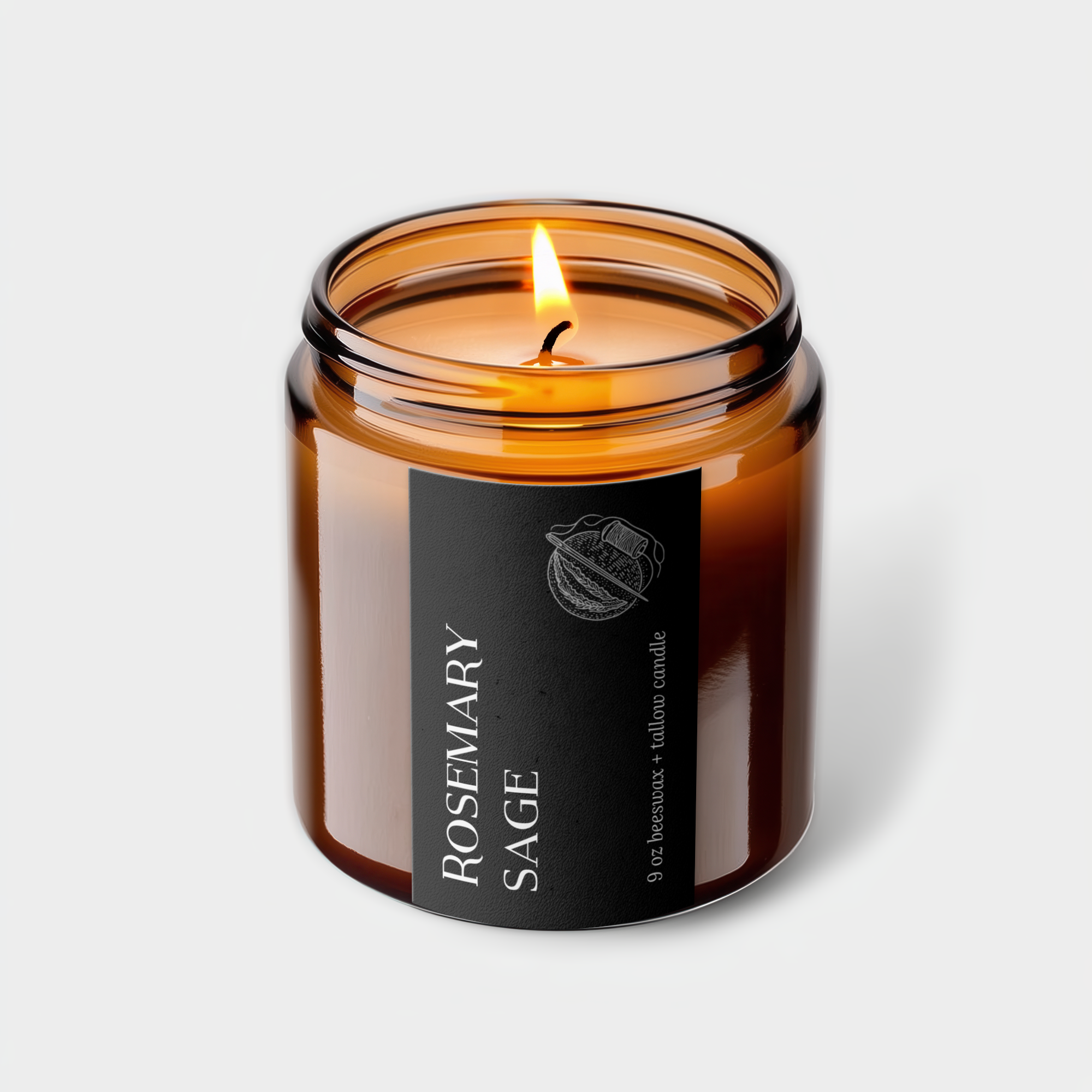 Rosemary Sage Candle — Wellness Collection