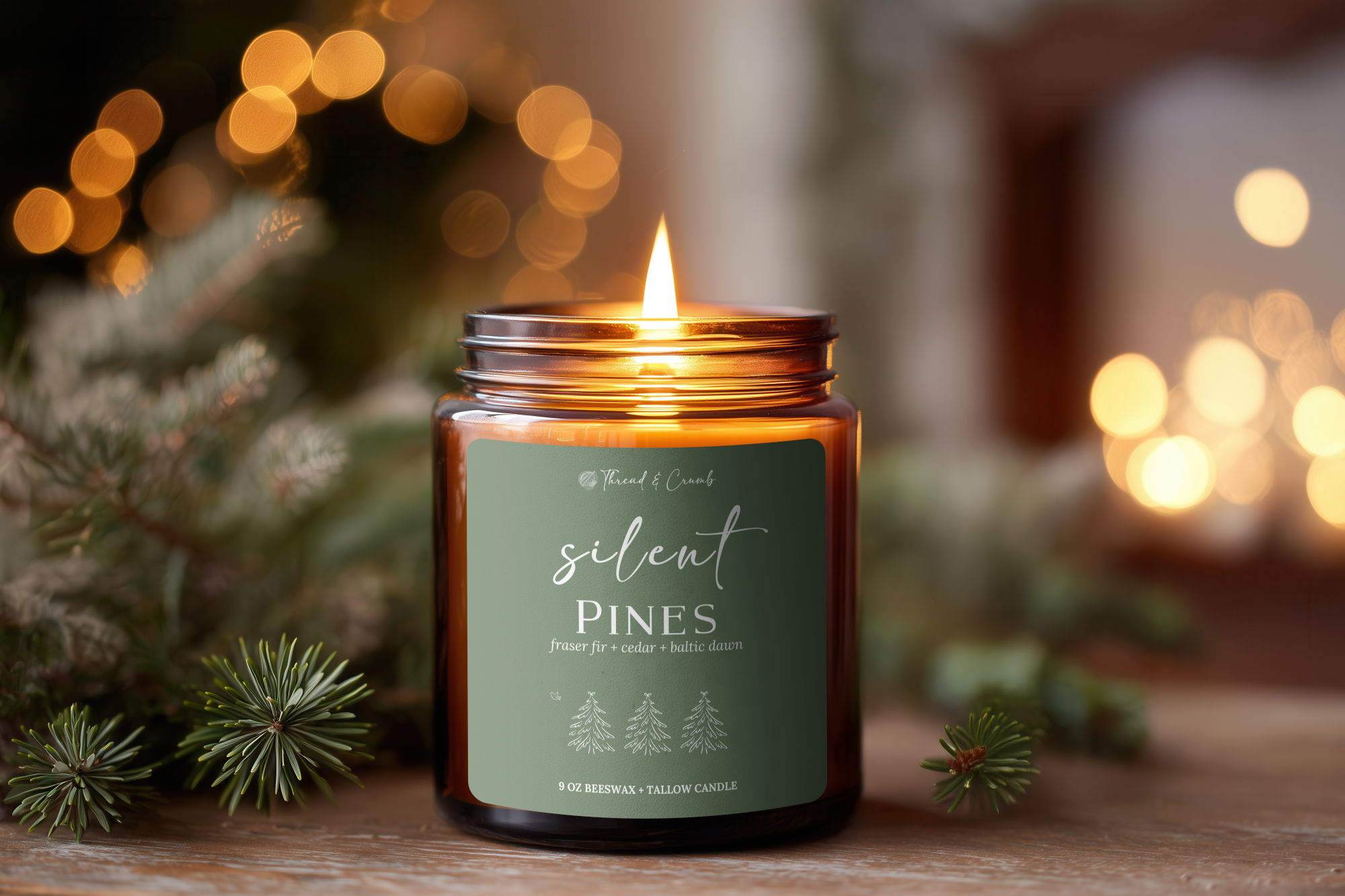 Silent Pines Candle — The Winter Edit