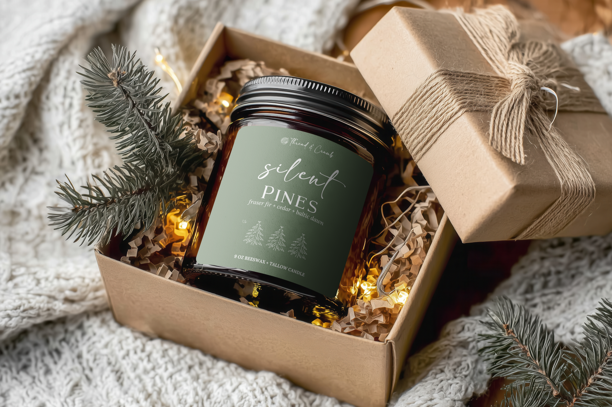 Silent Pines Candle — The Winter Edit
