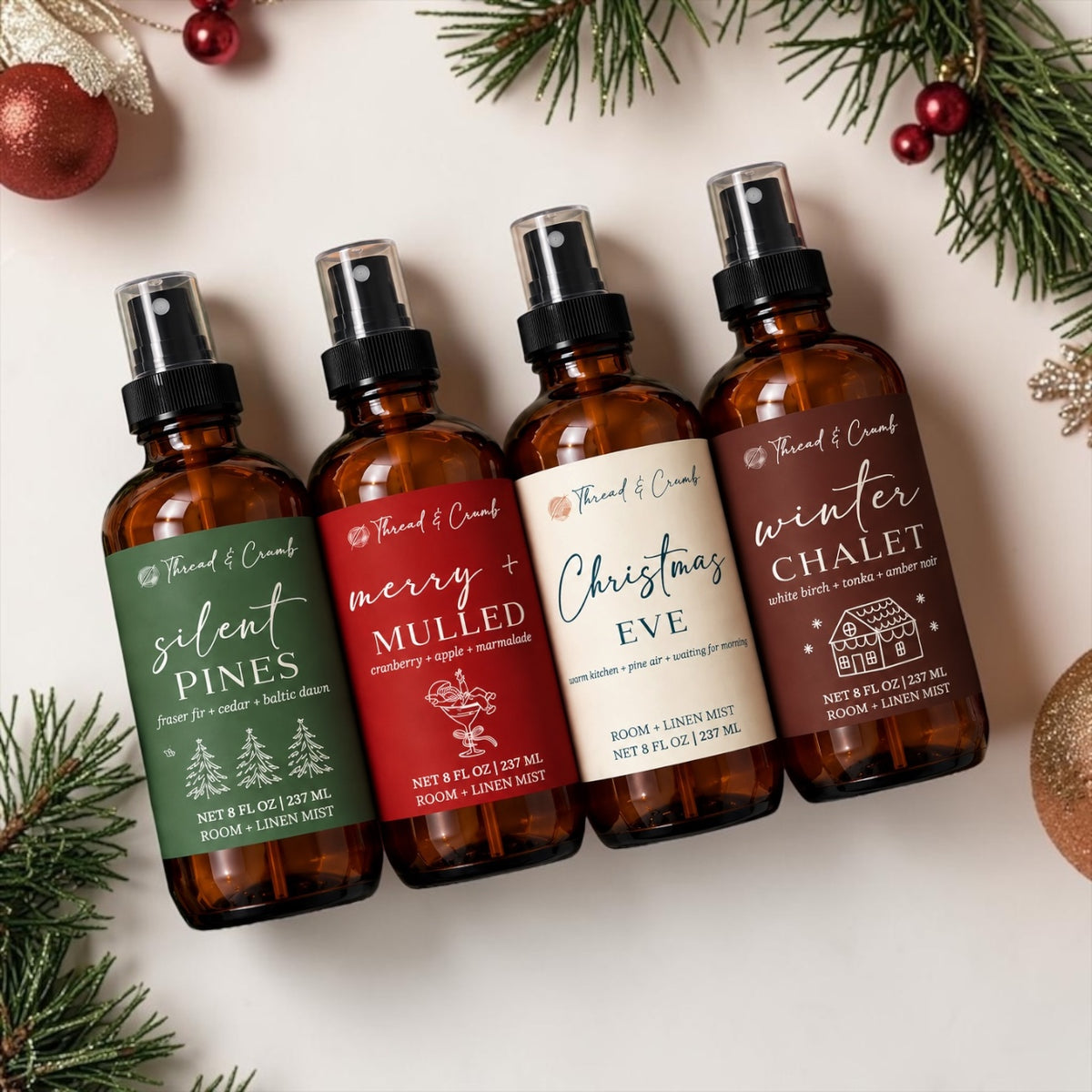 Winter Room + Linen Sprays | Seasonal Home Fragrance – Winter Collection