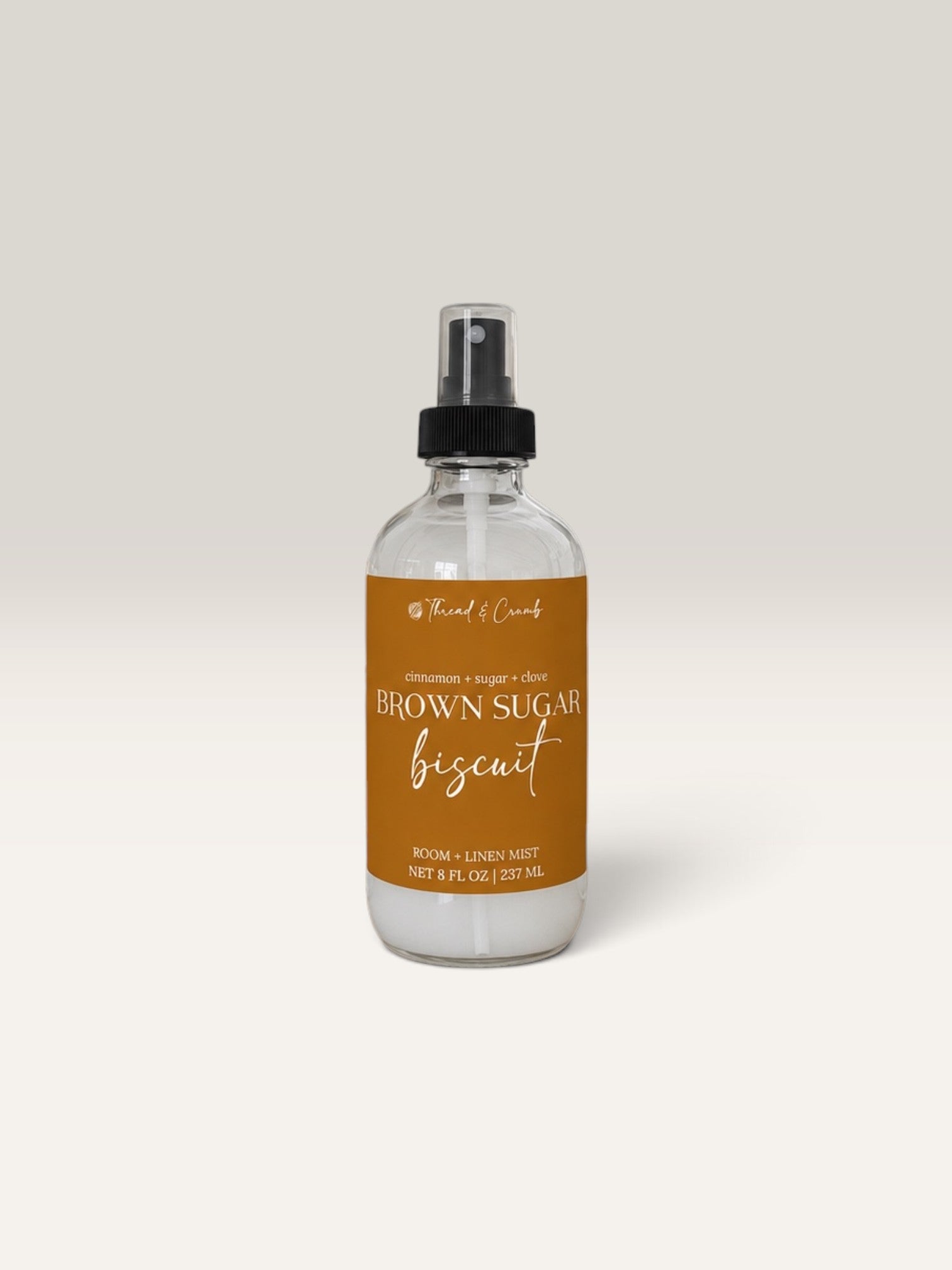 Brown Sugar Biscuit fall room and linen spray with cinnamon, sugar and clove fragrance notes