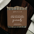 Enchanted Grounds handmade tallow soap with espresso, smoky woods and leather fragrance notes