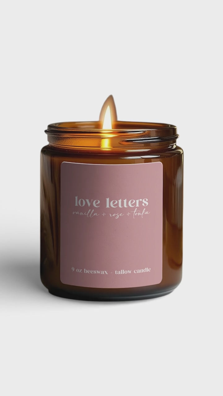 Love Letters Candle — Valentine's Collection